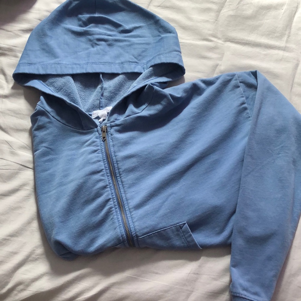 Cropped Zip Up Jacket